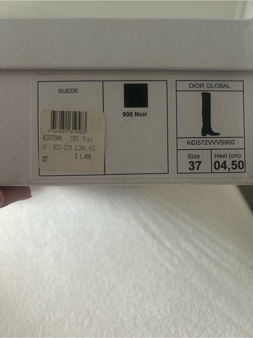 Dior black suede boots - Picture 2 of 5